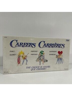 Vintage Sealed Rare Careers Carrieres Board Game Irwin 34000 Tiger Electronics